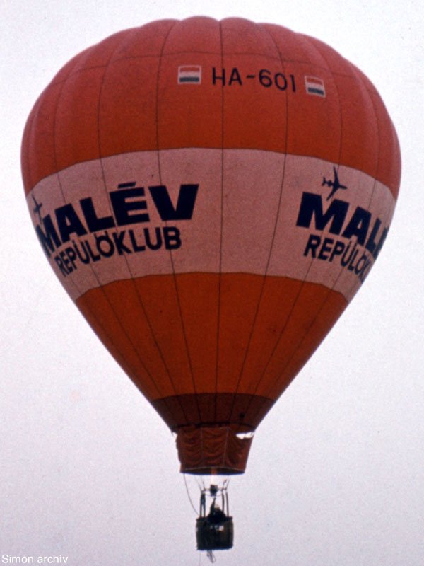 Kép a HA-601 lajstromú gépről.