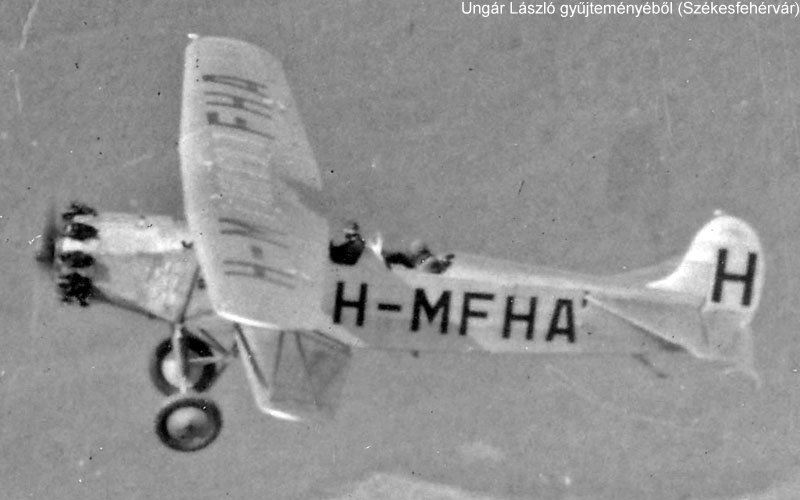 Kép a H-MFHA lajstromú gépről.