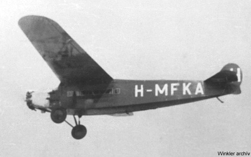 Kép a H-MFKA lajstromú gépről.