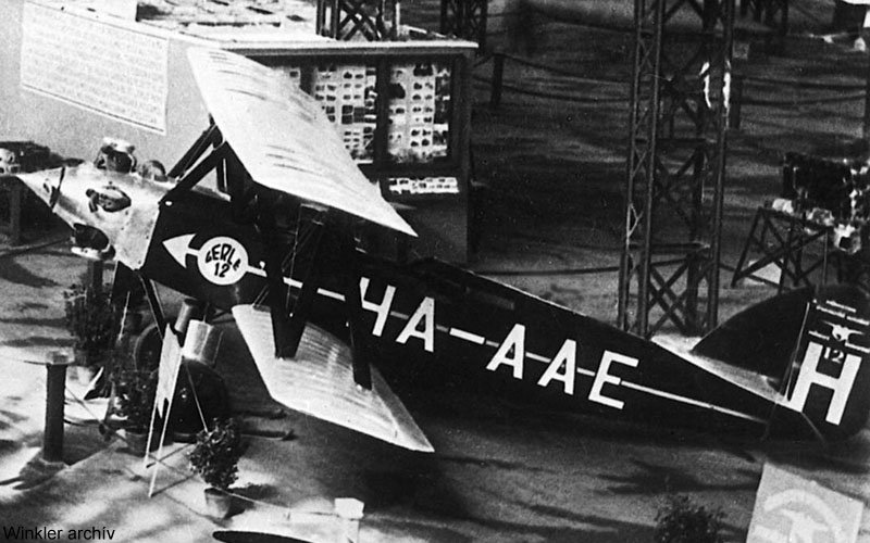 Kép a HA-AAE (1) lajstromú gépről.