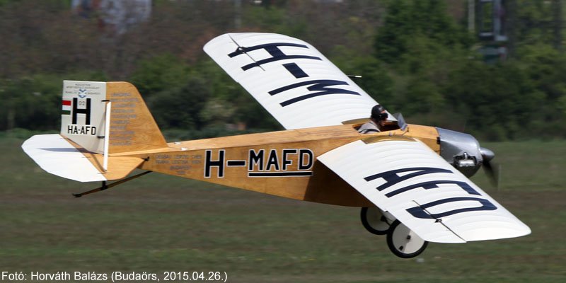 Kép a HA-AFD (2) lajstromú gépről.