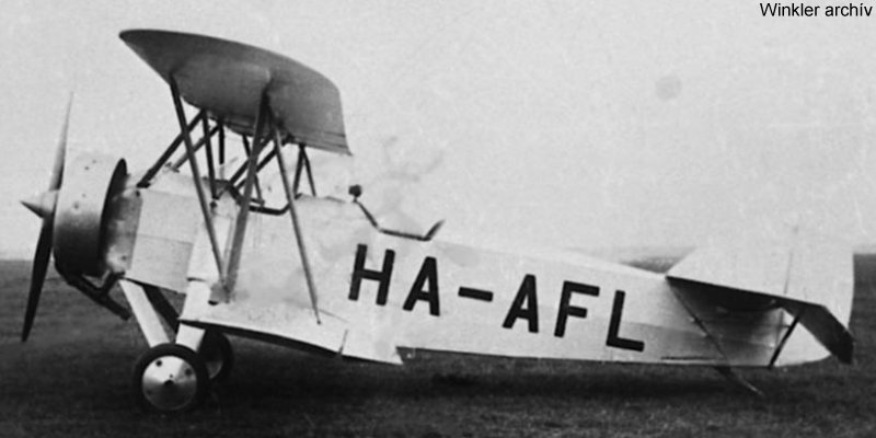 Kép a HA-AFL lajstromú gépről.