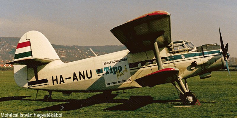 Kép a HA-ANU (2) lajstromú gépről.