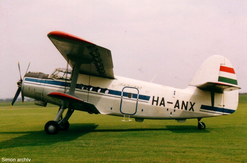 Kép a HA-ANX (2) lajstromú gépről.