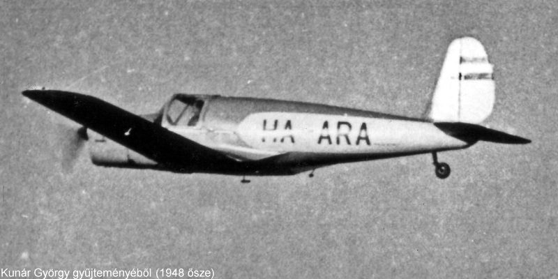 Kép a HA-ARA (2) lajstromú gépről.