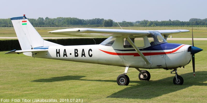 Kép a HA-BAC lajstromú gépről.
