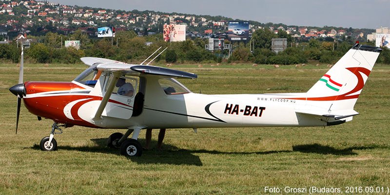 Kép a HA-BAT lajstromú gépről.