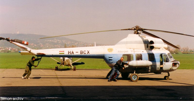 Kép a HA-BCX lajstromú gépről.