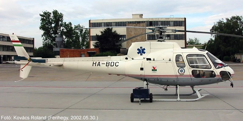 Kép a HA-BDC lajstromú gépről.