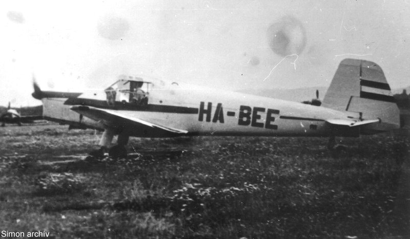 Kép a HA-BEE lajstromú gépről.