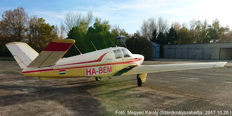 Kép a HA-BEM (2) lajstromú gépről.