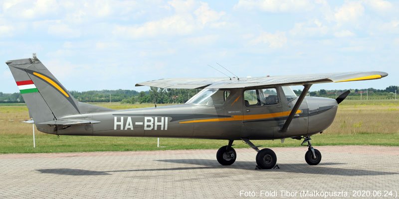 Kép a HA-BHI lajstromú gépről.