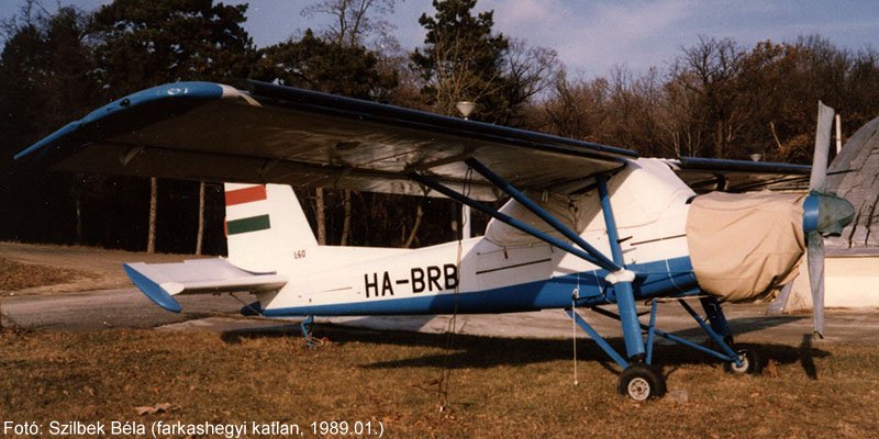 Kép a HA-BRB (2) lajstromú gépről.