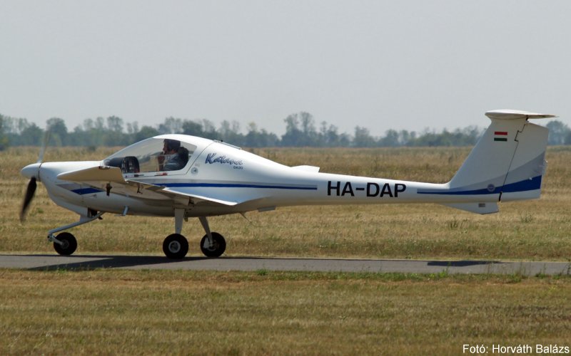 Kép a HA-DAP lajstromú gépről.