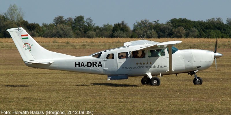 Kép a HA-DRA lajstromú gépről.