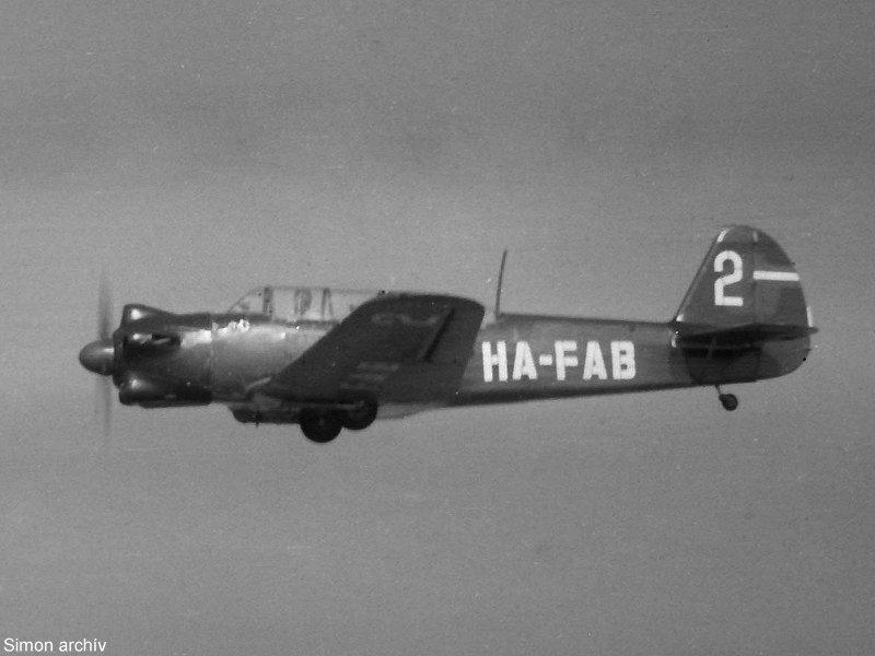 Kép a HA-FAB (1) lajstromú gépről.
