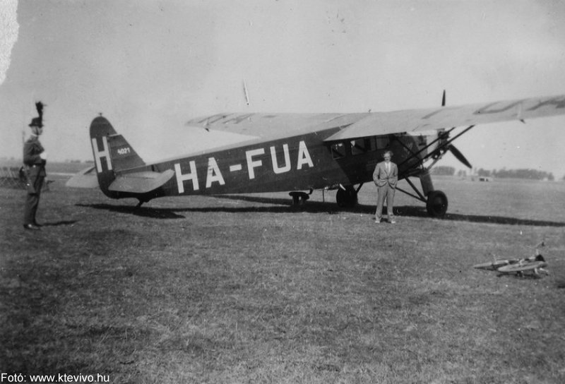 Kép a HA-FUA lajstromú gépről.