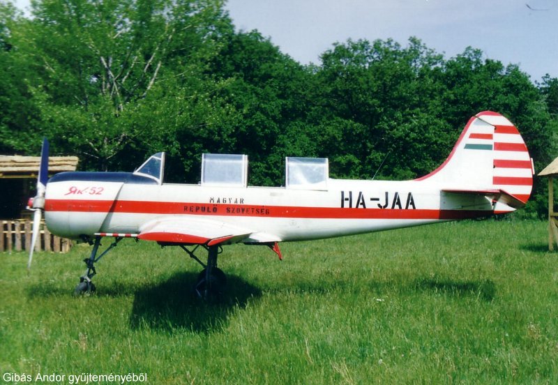 Kép a HA-JAA (3) lajstromú gépről.