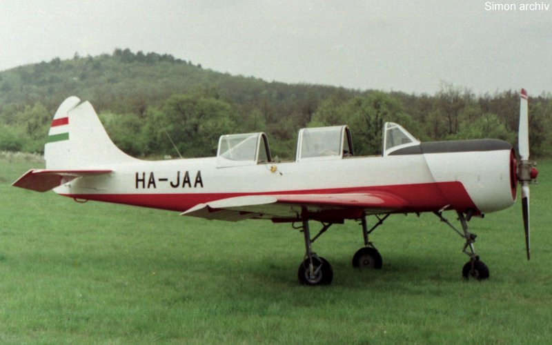 Kép a HA-JAA (3) lajstromú gépről.
