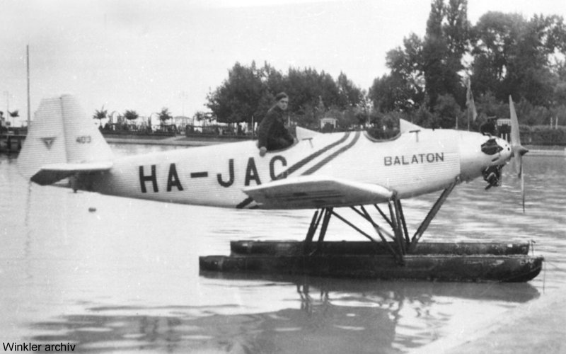 Kép a HA-JAC (1) lajstromú gépről.