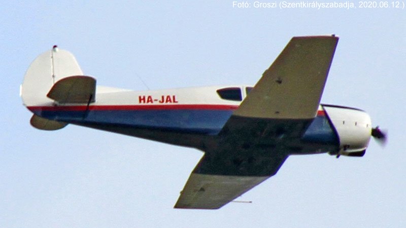Kép a HA-JAL lajstromú gépről.
