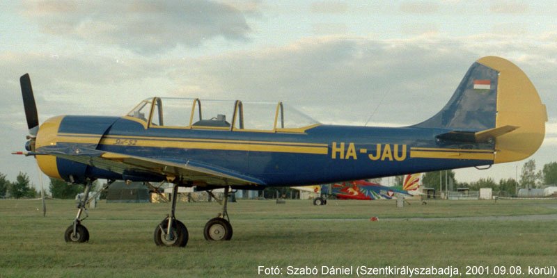 Kép a HA-JAU lajstromú gépről.