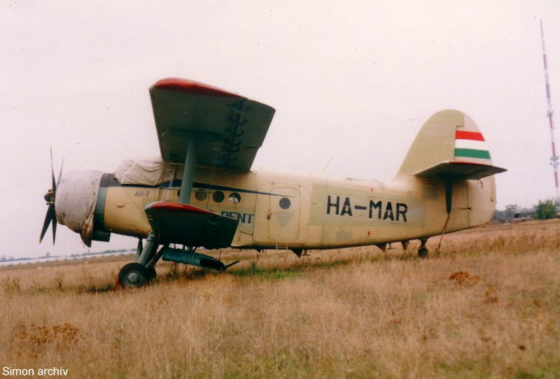 Kép a HA-MAR (2) lajstromú gépről.