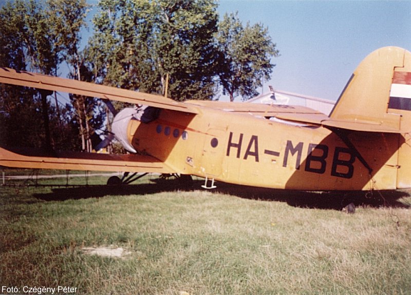 Kép a HA-MBB lajstromú gépről.