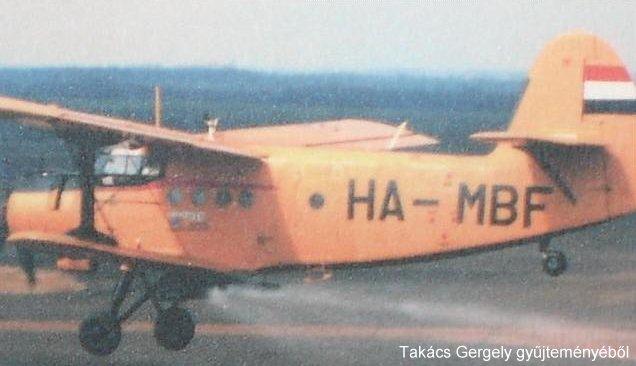 Kép a HA-MBF lajstromú gépről.