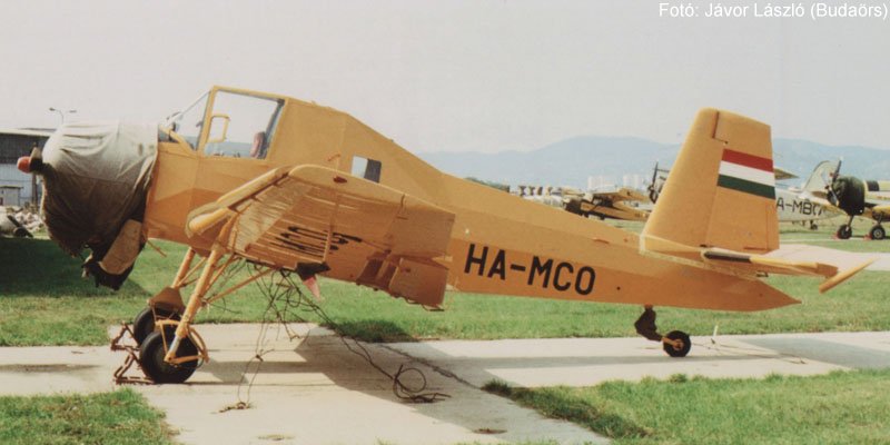 Kép a HA-MCO (1) lajstromú gépről.