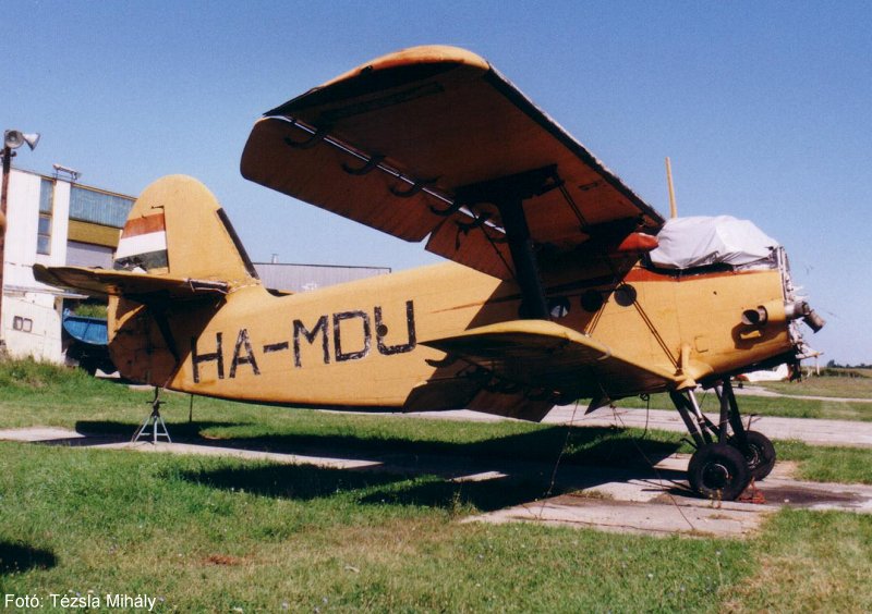 Kép a HA-MDU lajstromú gépről.