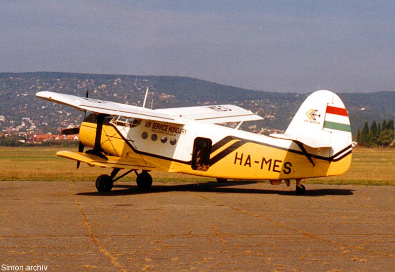 Kép a HA-MES lajstromú gépről.