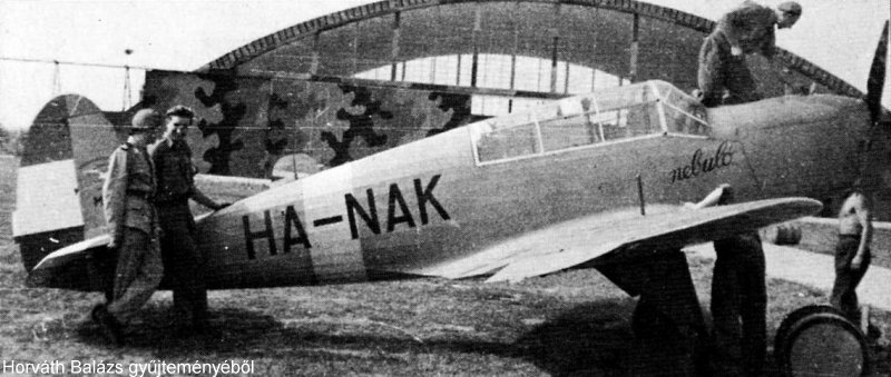 Kép a HA-NAK lajstromú gépről.