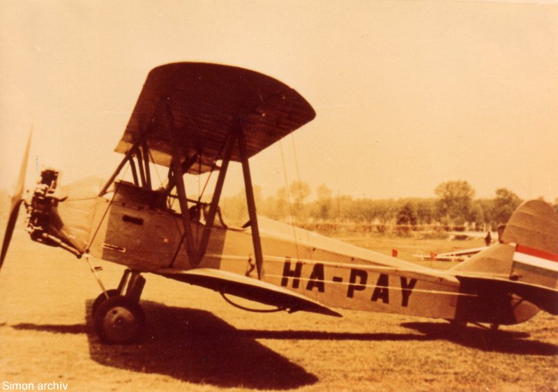 Kép a HA-PAY lajstromú gépről.