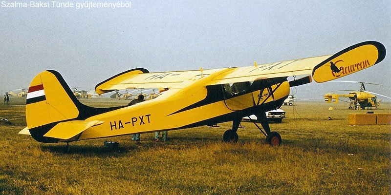 Kép a HA-PXT lajstromú gépről.