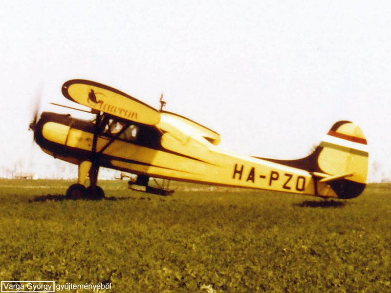 Kép a HA-PZO lajstromú gépről.