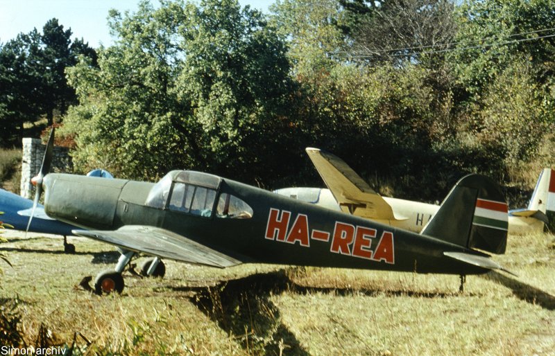 Kép a HA-REA lajstromú gépről.
