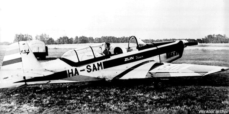 Kép a HA-SAM lajstromú gépről.