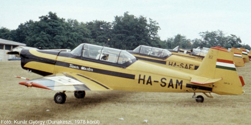 Kép a HA-SAM lajstromú gépről.