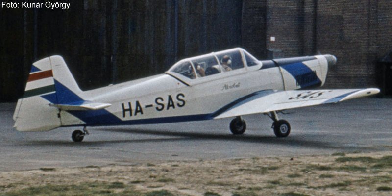 Kép a HA-SAS (1) lajstromú gépről.