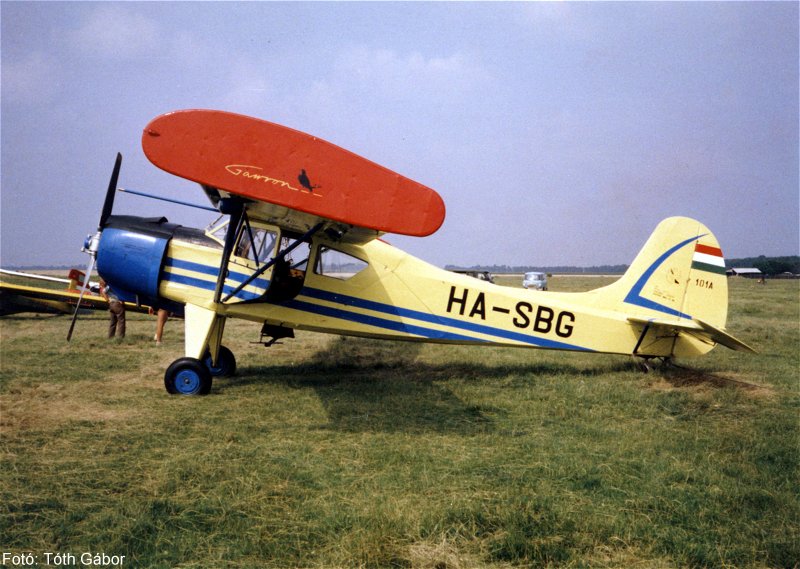 Kép a HA-SBG (2) lajstromú gépről.
