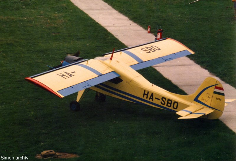Kép a HA-SBO lajstromú gépről.