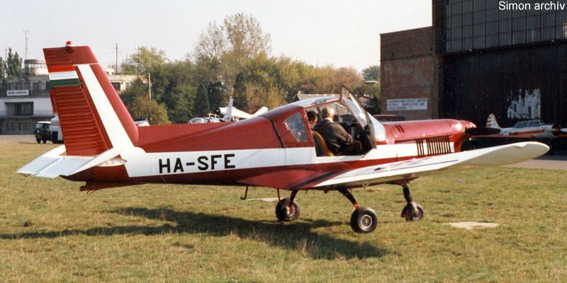 Kép a HA-SFE lajstromú gépről.