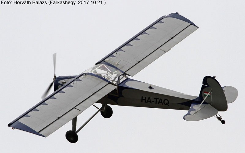 Kép a HA-TAQ lajstromú gépről.