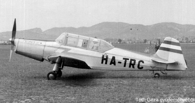 Kép a HA-TRC lajstromú gépről.