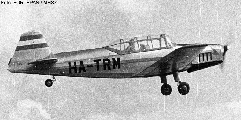 Kép a HA-TRM lajstromú gépről.