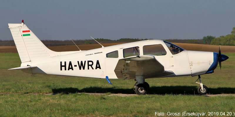 Kép a HA-WRA lajstromú gépről.