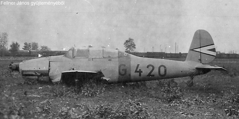 Kép a Arado Ar 96 típusú, G.420 oldalszámú gépről.