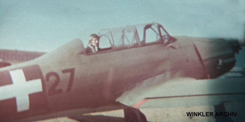 Kép a Arado Ar 96 típusú, G.427 oldalszámú gépről.