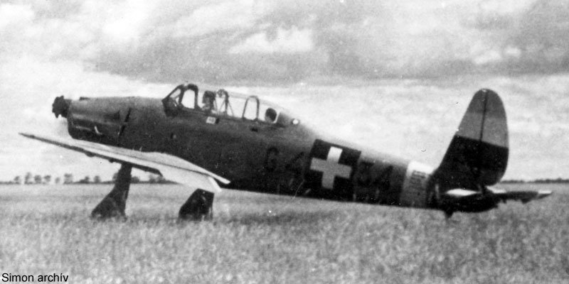 Kép a Arado Ar 96 típusú, G.434 oldalszámú gépről.